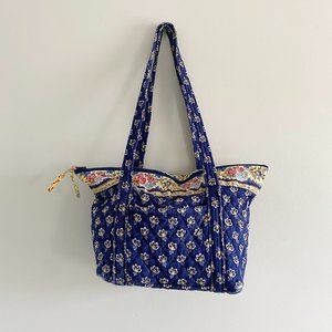 Vera Bradley Maison Blue Tote Retired Print